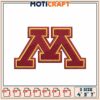 Minnesota M Embroidery Design