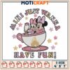 Mini Mouse Teacup Embroidery Design