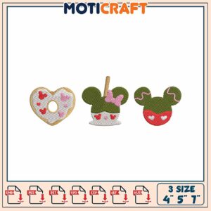 Mickey Mouse Embroidery Designs 4x5x7 Inches