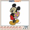 Mickey Mouse Embroidery Design for Cute Projects in Three Sizes 2 Mickey Mouse Embroidery Design for Cute Projects in Three Sizes
