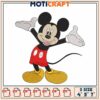 Mickey Mouse Embroidery Design for Creative Crafting Projects