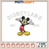 Mickey Mouse Disneyland Embroidery Design