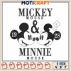 Mickey Minnie Mouse Embroidery Design 2 Mickey Minnie Mouse Embroidery Design