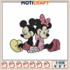 Mickey Minnie Embroidery Design 1 Mickey Minnie Embroidery Design
