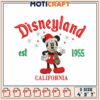 Mickey Disneyland Christmas Embroidery