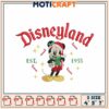 Mickey Christmas Disneyland Embroidery