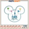 Mickey Castle Embroidery Design