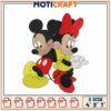 Mickey and Minnie Mouse Embroidery Design for All Machine Sizes