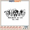 Mickey and Co Embroidery Design for Fun Creative Projects