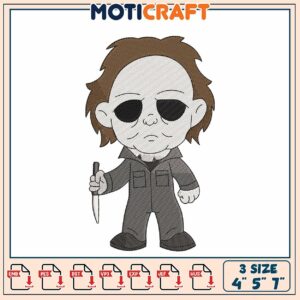 Michael Myers Embroidery Pattern