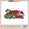 Merry Grinchmas Embroidery Design