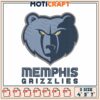 Memphis Grizzlies Bear Embroidery Design 1 Memphis Grizzlies Bear Embroidery Design