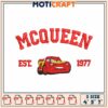 McQueen Embroidery Design 4x7 Inch