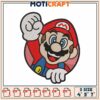 Mario Embroidery Design 4x5x7 Inch