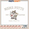 Mama Potts Embroidery Design 3 Sizes