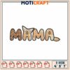 Mama Cat Embroidery Design 3 Sizes