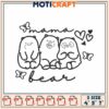 Mama Bear Embroidery Pattern with Cute Bear Designs to Sew 2 Mama Bear Embroidery Pattern with Cute Bear Designs to Sew