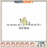 Mama Bear Embroidery Design with Established Year 2024 1 Mama Bear Embroidery Design with Established Year 2024