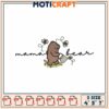 Mama Bear Embroidery Design 4x5x7 Inch 2 Mama Bear Embroidery Design 4x5x7 Inch