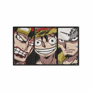 Luffy, Zoro, Law Embroidery Patch