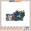 Luffy Flame Embroidery Design - 3 Sizes 1 Luffy Flame Embroidery Design 3 Sizes
