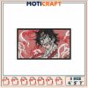 Luffy Embroidery Patch 4x5x7 Inch Design 1 Luffy Embroidery Patch 4x5x7 Inch Design