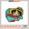 Luffy Embroidery Design for Patches in Multiple Sizes Formats 2 Luffy Embroidery Design for Patches in Multiple Sizes Formats