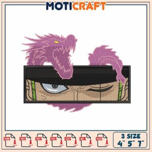 Luffy Dragon Embroidery Patch 3 Sizes