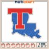 Louisiana Tech Bulldog Embroidery Design 1 Louisiana Tech Bulldog Embroidery Design