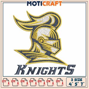 Knights Embroidery Design 4x5x7 Inch