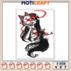 Kitsune Mask Girl Embroidery Design 1 Kitsune Mask Girl Embroidery Design