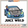 Juice WRLD Car Embroidery Design 1 Juice WRLD Car Embroidery Design