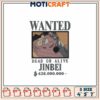 Jinbei Wanted Embroidery Design 2 Jinbei Wanted Embroidery Design