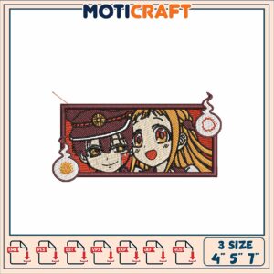 Jibaku Shonen Hanako kun Embroidery Designs