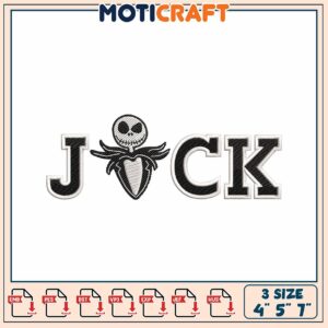 Jack Skellington Embroidery Design