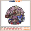 Dynamic Anime Embroidery Design Instant Download for Crafters