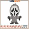 Option 1 (Focus on character) Ghostface Embroidery Design 4x5x7 Inch