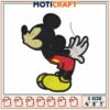 Mickey Mouse Embroidery Design File in Multiple Sizes for Crafting