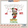 Mickey Mouse Christmas Disney World Embroidery