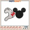 Mickey Minnie Embroidery Design 4x5x7 1 Mickey Minnie Embroidery Design 4x5x7