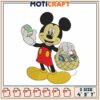 Mickey Easter Eggs Embroidery Design 1 Mickey Easter Eggs Embroidery Design