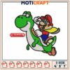 Mario Yoshi Embroidery Design 4x5x7 Inches 1 Mario Yoshi Embroidery Design 4x5x7 Inches