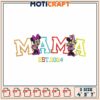 Mama Minnie Mouse Embroidery Design 2 Mama Minnie Mouse Embroidery Design