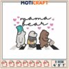 Mama Bear Embroidery Design
