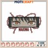 Makima Eyes Embroidery Design - 3 Sizes 1 Makima Eyes Embroidery Design 3 Sizes