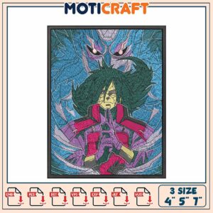 Madara Uchiha Embroidery Design