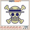 Luffy Straw Hat Skull Embroidery Design 1 Luffy Straw Hat Skull Embroidery Design