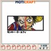 Luffy & Shanks Embroidery Design 1 Luffy & Shanks Embroidery Design