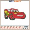 Lightning McQueen Embroidery Design Digital Download in Three Sizes