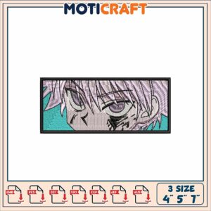 Killua Embroidery Design 3 Sizes